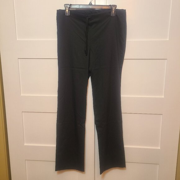 Black Vital Threads Scrubs Set Top & Bottoms Size XS - Preowned - Picture 3 of 7